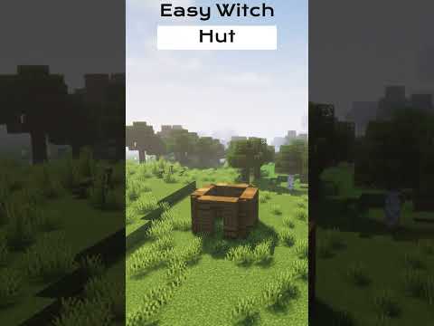 Minecraft  Witch Hut 🎃 | Minecraft Build Hack  | #minecraft #shorts #satisfying
