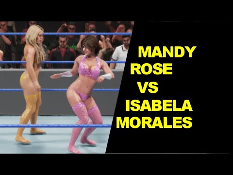 WWE 2K19 Mandy Rose vs Isabela Morales - Iron Woman