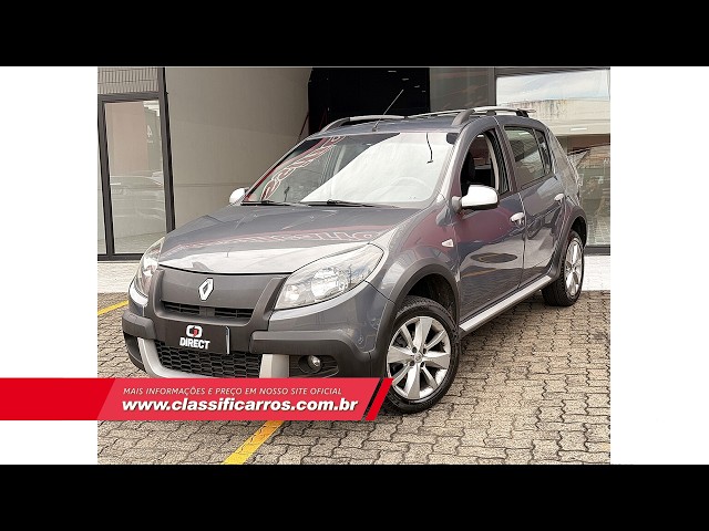 Vídeo RENAULT SANDERO 1.6 STEPWAY 16V FLEX 4P MANUAL