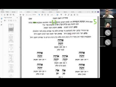 הרב יואל חקון - ראש השנה תשפ״ו - שיעור 21 - נסירה - כתובות כלליות - יום ב׳.