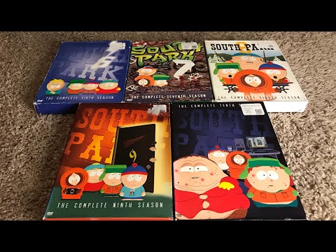 South Park Seasons 6-10 DVD Box Sets Showcase
