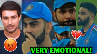 Virat Kohli, Rohit VERY EMOTIONAL...CRYING 💔😭 | IND vs AUS World Cup Final | Dhruv Rathee ANGRY