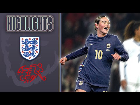 Lionesses End 2024 With A Win! | England v Switzerland | Highlights