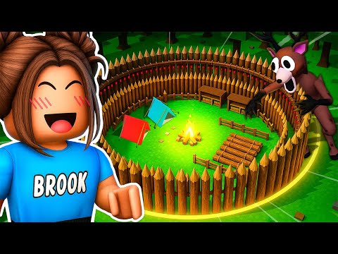 We Built The SAFEST BASE In 99 Nights In The Forest! (Roblox)