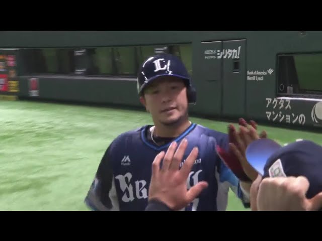 【5回表】コンパクトに振って持っていった‼ ライオンズ・岡田 反撃の狼煙を上げる今季第1号‼ 2019/7/10 H-L