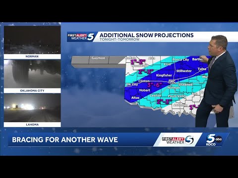 Oklahoma Winter Storm Update: More snow to fall across the state going into Sunday