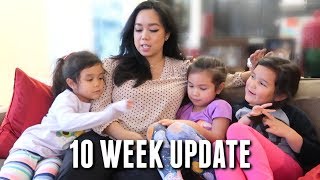 10 Week Pregnancy Update - 1st Ultrasound and Telling the Girls!