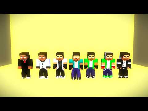 HEROBRINE BROTHERS DANCE | MIROH DANCE | MINECRAFT ANIMATION