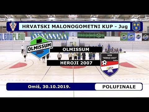 HMN KUP-JUG, 1/2: OLMISSUM - HEROJI 2007, OMIŠ 30.10.2019.