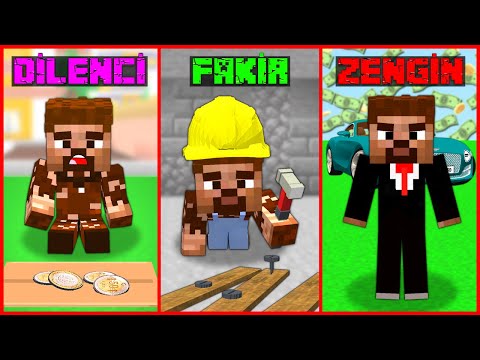 DİLENCİLİKTEN ZENGİNLİĞE DOĞRU ARDA'NIN HAYATI! 😂 - Minecraft