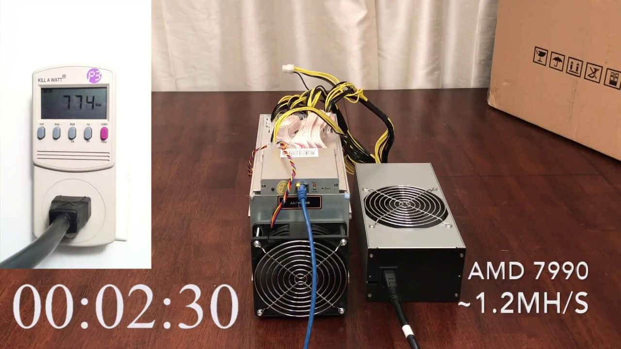 ASIC Bitmain Antminer L3+ 504MH/s с блоком питания APW3++