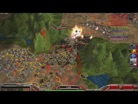 CHINA Tank - Command & Conquer Generals Zero Hour - 1 vs 7 HARD Gameplay