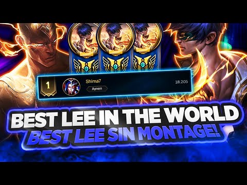 WİLD RİFT WORLD TOP 1 LEE SIN MONTAGE!