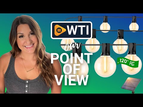 OHLUX 120FT Solar String Lights Outdoor with Remote - WTI product video review