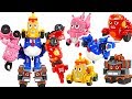 Larva Rangers Insect 5 Combination Transform Robot Help Bugs Ninja DuDuPopTOY