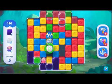 Fishdom Blast Level 110 - NO BOOSTERS GAMEPLAY 🐠 | SKILLGAMING ✔️