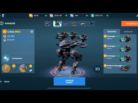 Crisis Hwangie Laser it works? War Robots Gameplay
