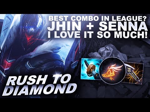 THE BEST BOT COMBO IN LEAGUE? JHIN + SENNA! - Rush to Diamond | League of Legends