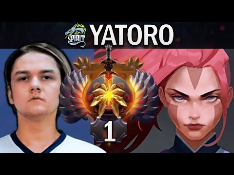 SPIRIT.YATORO ANTI-MAGE ROAD TO RANK 1 MMR - DOTA 2 7.31 GAMEPLAY
