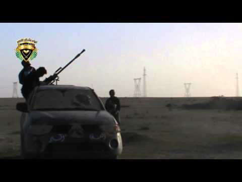 التصدي للطيران الحربي من قبل جبهة الجهاد والبناء الإسلامية في دير الزور