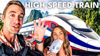 FIRST TIME on a HIGH SPEED Train (LAOS-CHINA) 🇱🇦 Everything you need to know!