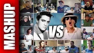 Michael Jackson VS Elvis Presley Epic Rap Battles of History Reactions Mashup