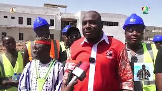 Le ministre de l'Enseignement secondaire sur le chantier de construction du lycée technique de Bagré