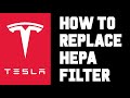 Tesla How To Replace HEPA Filter How To Change HEPA Filter Tesla Model Y HEPA Filter Replacement