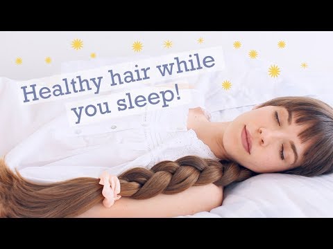 PROTECTIVE SLEEP HAIRSTYLES! Haircare tips for healthy...