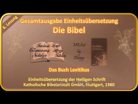 MR liest: Die Bibel (ungekürzte deutsche Einheitsübersetzung): 6. Das Buch Levitikus