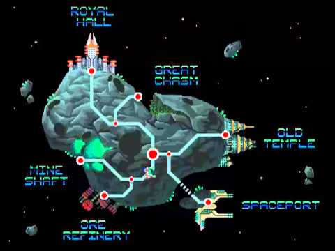 Galactic Gladiator - Level Select Map