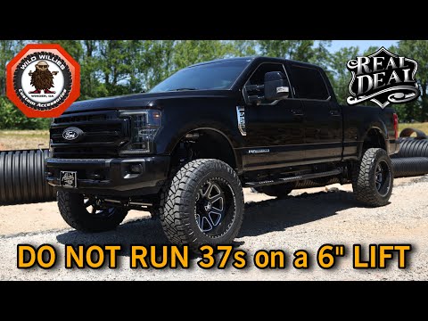 STOP Putting 37s on a 6" LIFTED Ford Super Duty- Here is WHY....