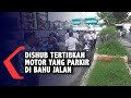 Dishub Tertibkan Motor Yang Parkir Di Bahu Jalan