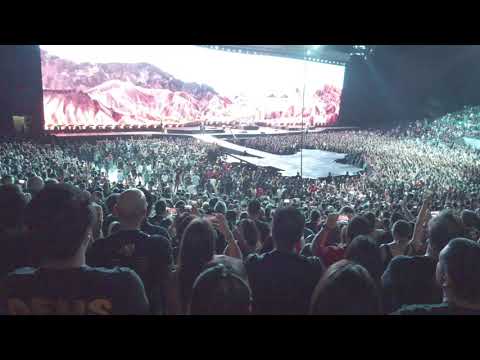 With or without you - U2 The Joshua tree tour 2019, dec 11 at Philippine arena (Clear Audio)