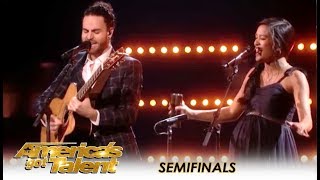 Us The Duo: Highly Pregnant Singing Couple FIGHT For A Spot In The Final | America&#39;s Got Talent 2018