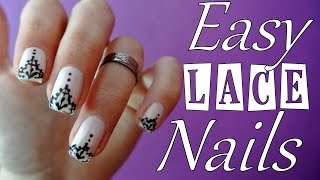 Easy Lace Nail Art | Mika chan Sailor