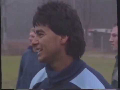 1989/90: Trainingsauftakt Rückrunde beim FC Homburg