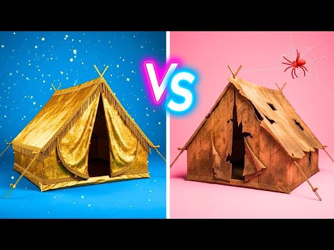VIP vs. DIY Camping Challenge! 💸🔥 Clevere Urlaubs-Hacks und Gadgets