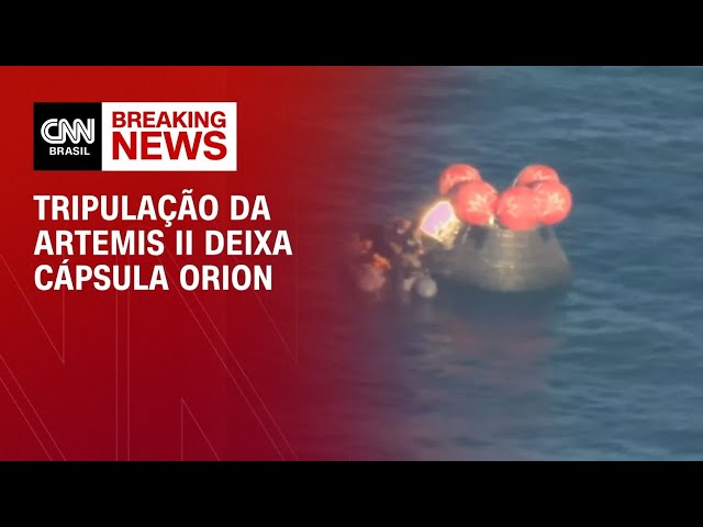 Artemis II: Tripulação deixa cápsula Orion | CNN PRIME TIME