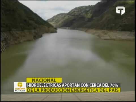 Hidroeléctricas aportan con cerca del 70% de la producción energética del país