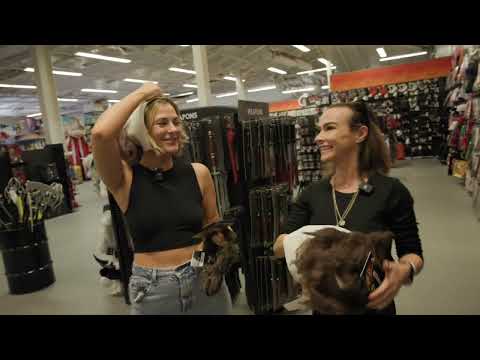 Danielle Harris and Scout Taylor-Compton Shop at Spirit Halloween