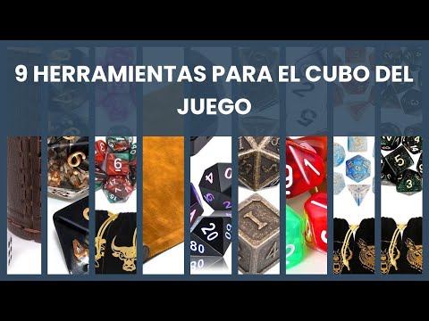 Werkzeuge zum Würfelset: 9 herramientas para el cubo del juego