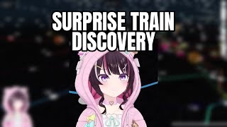 "Azuki Train" Appears on Live 3D Map - She Can't Believe the Surprise! | AZKi