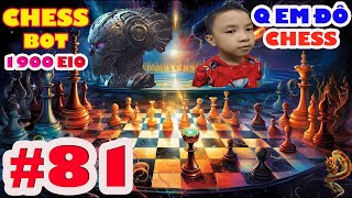 Luyện tập CHESSBOT (#81): Q Em Đô Chess Vs Miguel - BOT (1900 elo) #chessbot (HÒA)