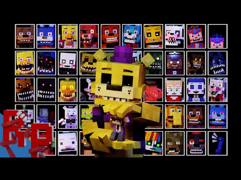 The Ultimate Fright - Five Nights At Freddys UCN -Minecraft (Song by @dheusta )[Escape Code Ep. 1]