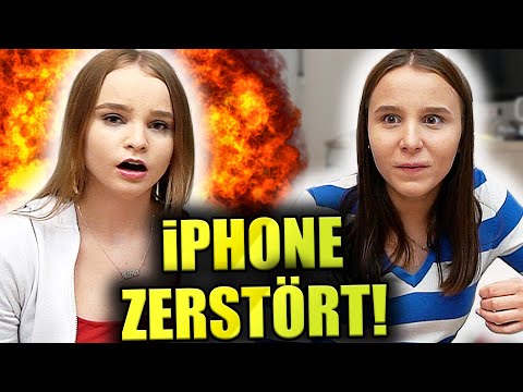 iPHONE von Schwester ZERSTÖRT ! (Zaubertrick schief gelaufen) - Celina