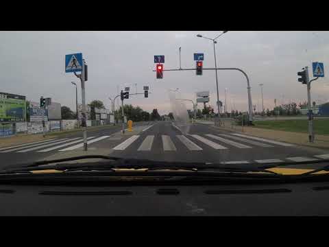 Driving  through Poland. S19 and S12. From Kraśnik to Puławy Hyperlapse 4K. Relaxing Video