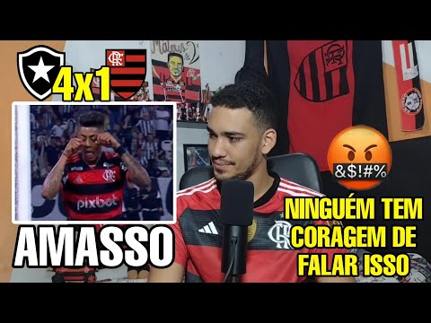 VERDADES DURAS SOBRE BOTAFOGO 4 X 1 FLAMENGO REAÇÕES FLAMENGUISTAS