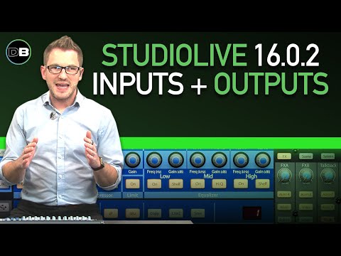 PreSonus StudioLive 16.0.2 USB Inputs & Outputs Tutorial