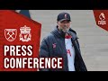 Jürgen Klopp's pre-match press conference | West Ham Utd vs Liverpool